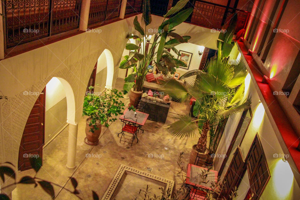 Typical riad in Marrakech 