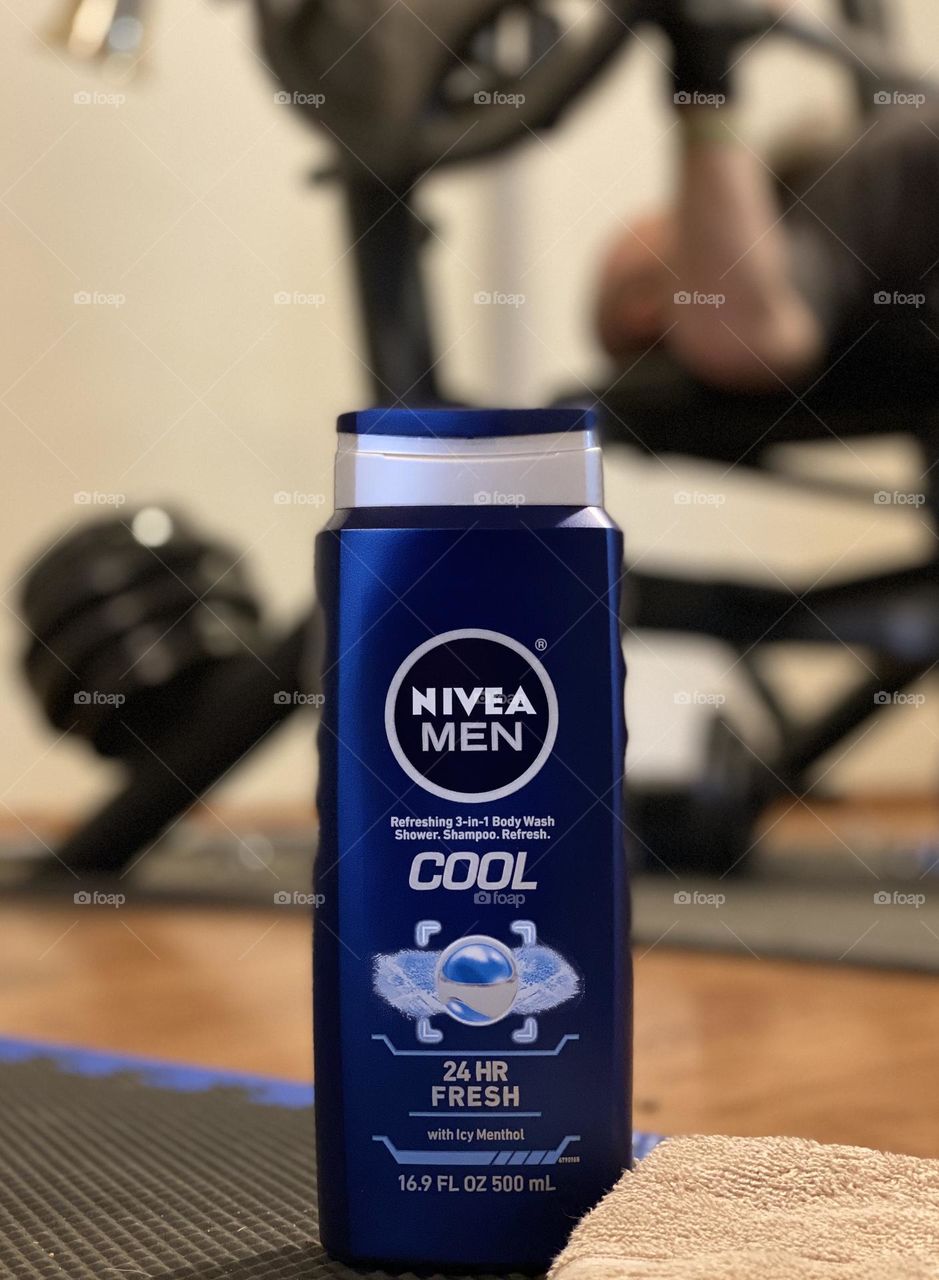 Waiting for my cool down with Cool Bodywash
