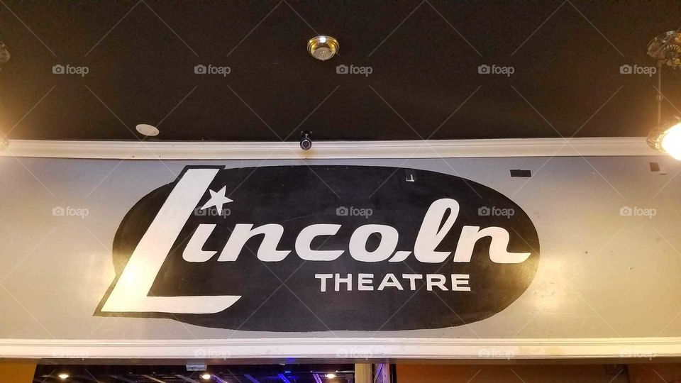 Lincoln Theater Raleigh Sign