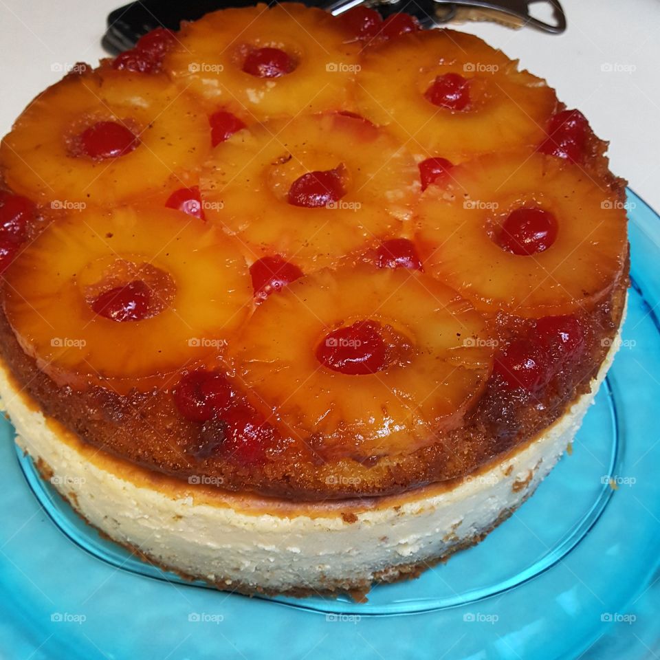 pineapple upside down cheese cake