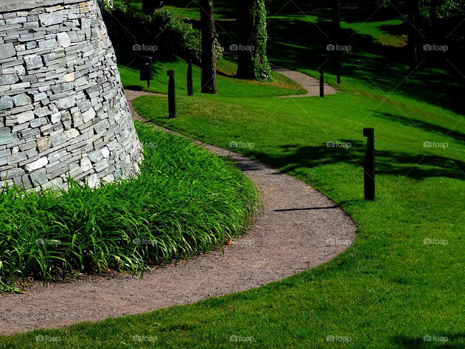 Path. Path in Ekeberg, Oslo, Norway