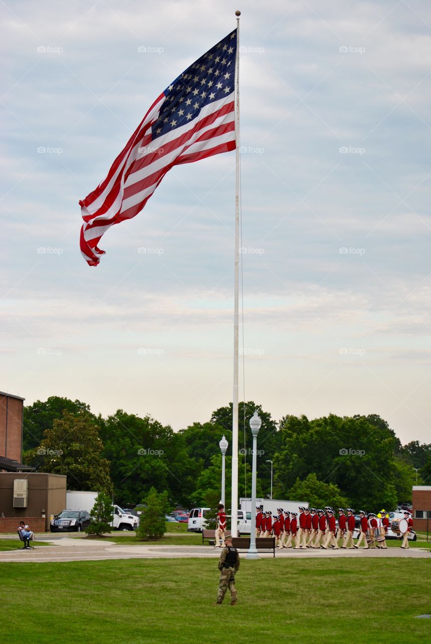 Flag and Band