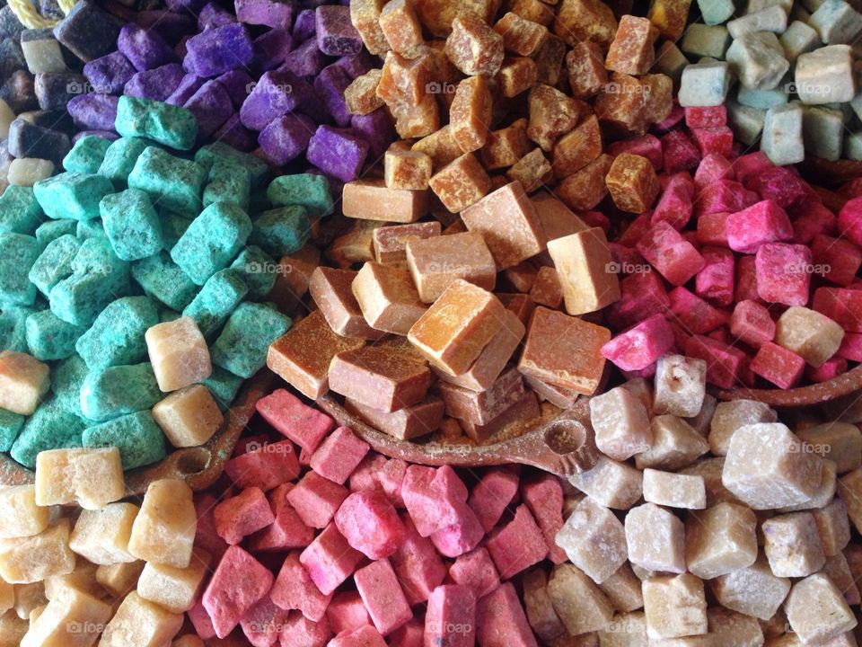 Colorful soaps