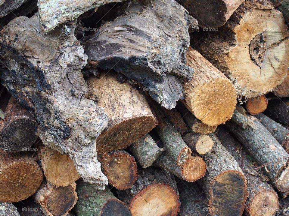 Pile of wood