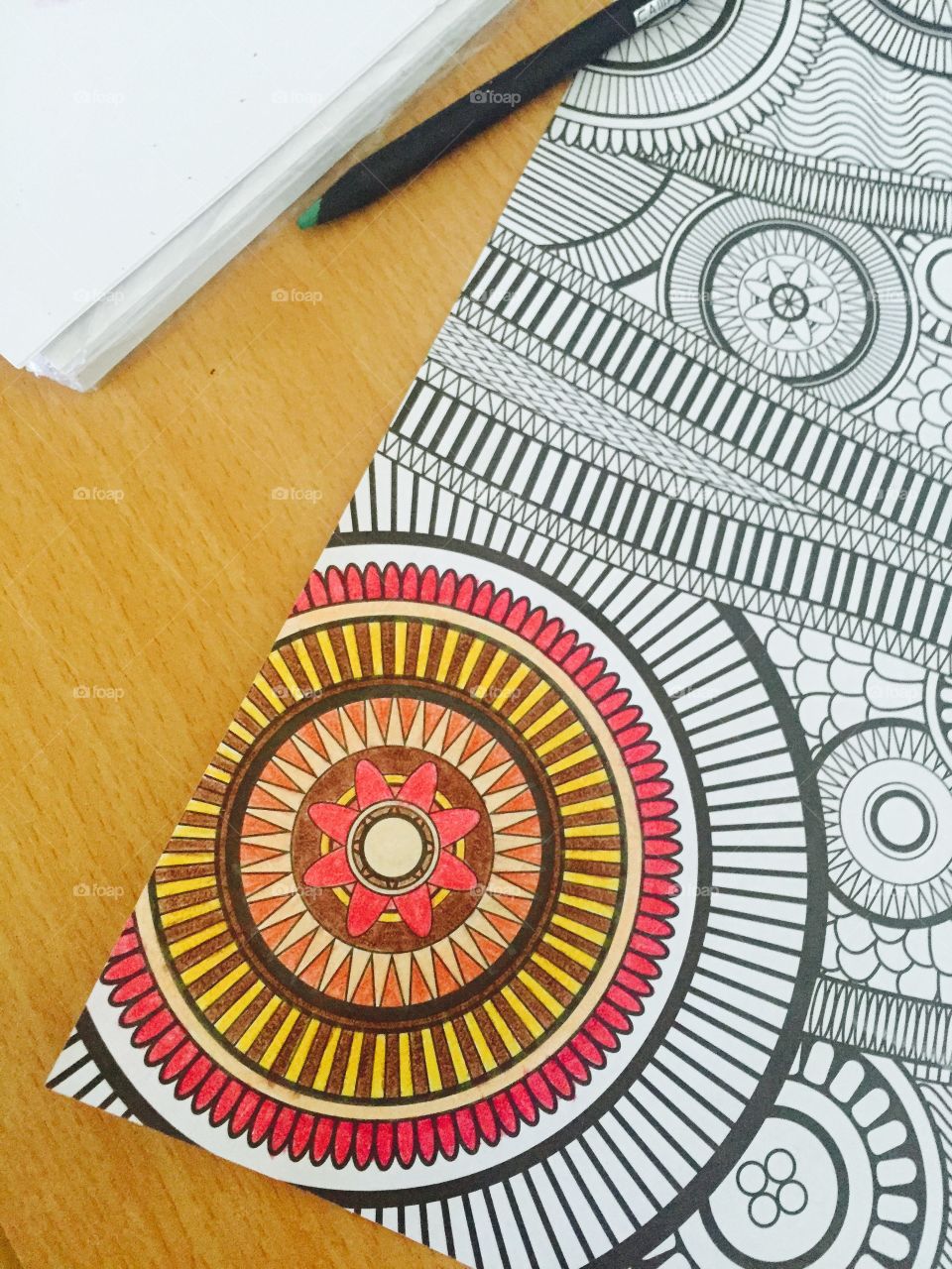 Time art. Time art- coloring page