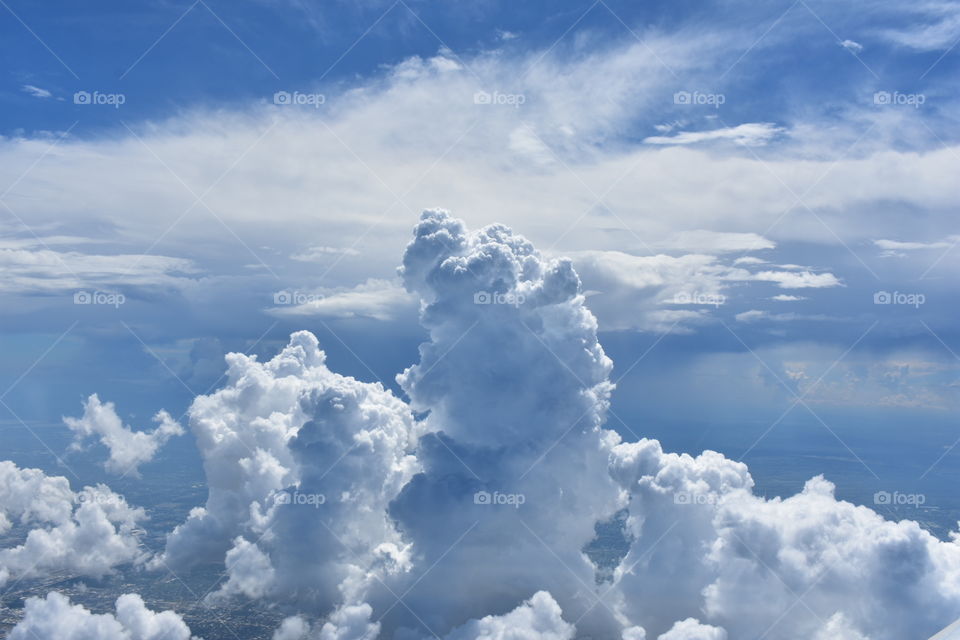 A tall cloud