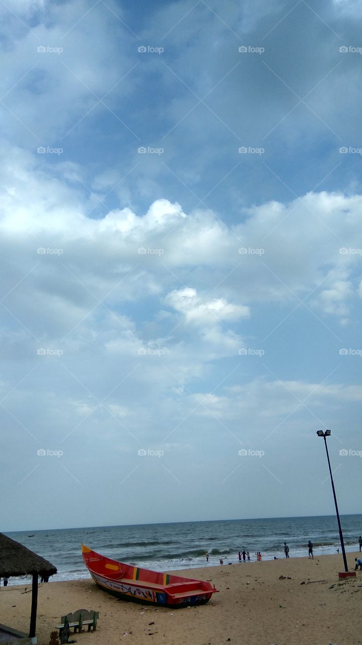 lovely clouds in the sky