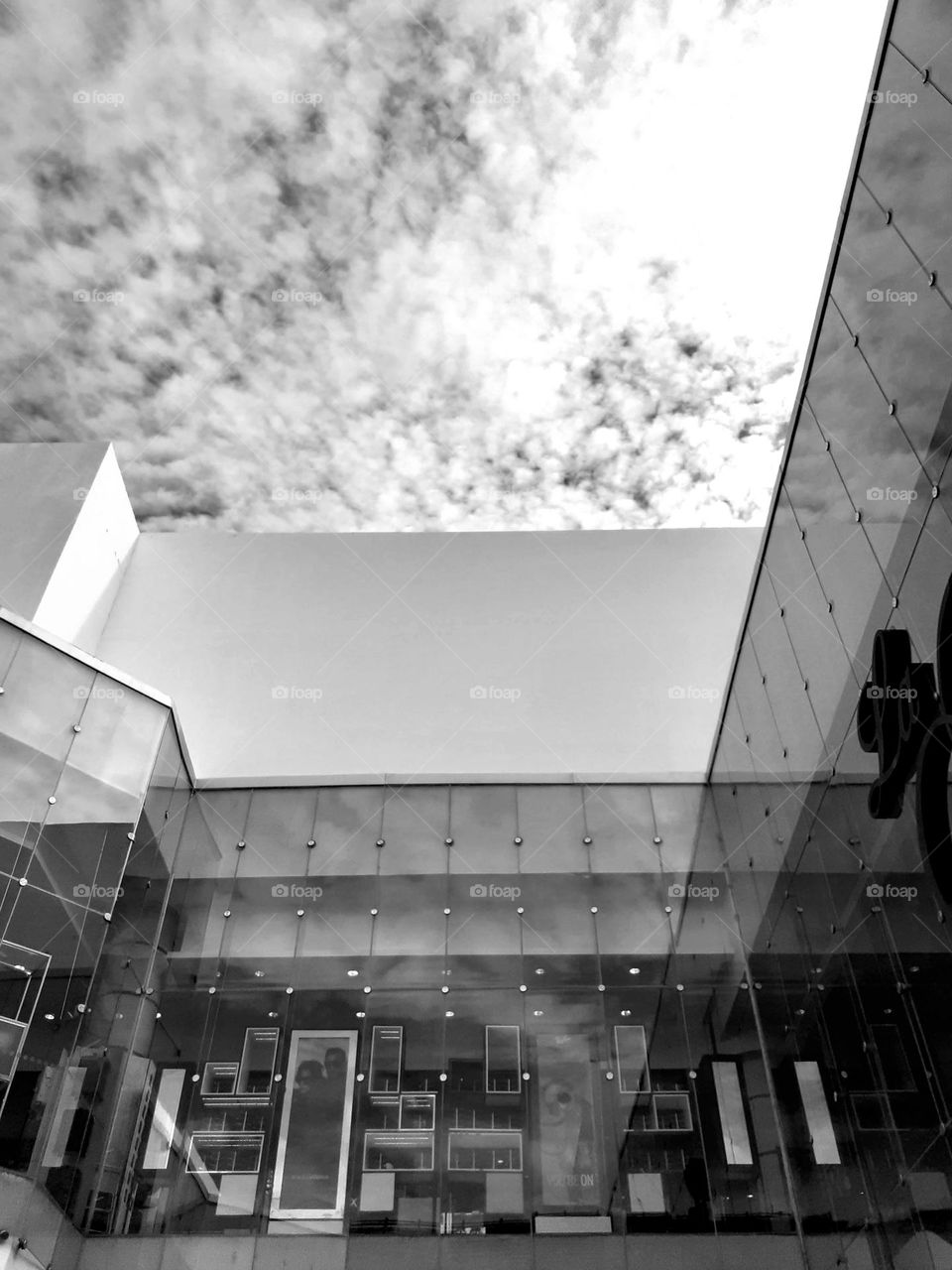 arquitectura en blanco y negro