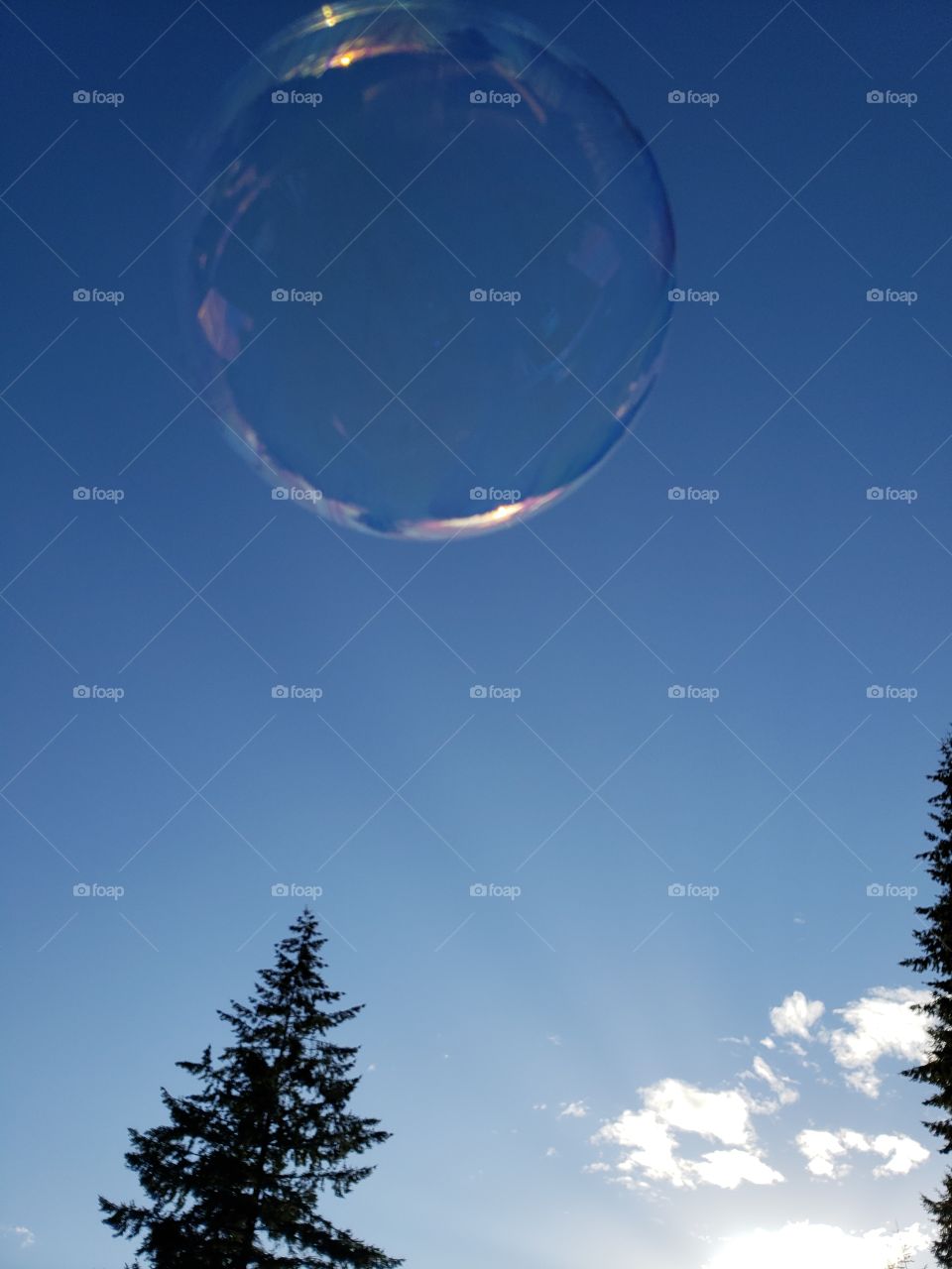 Bubble in the sky