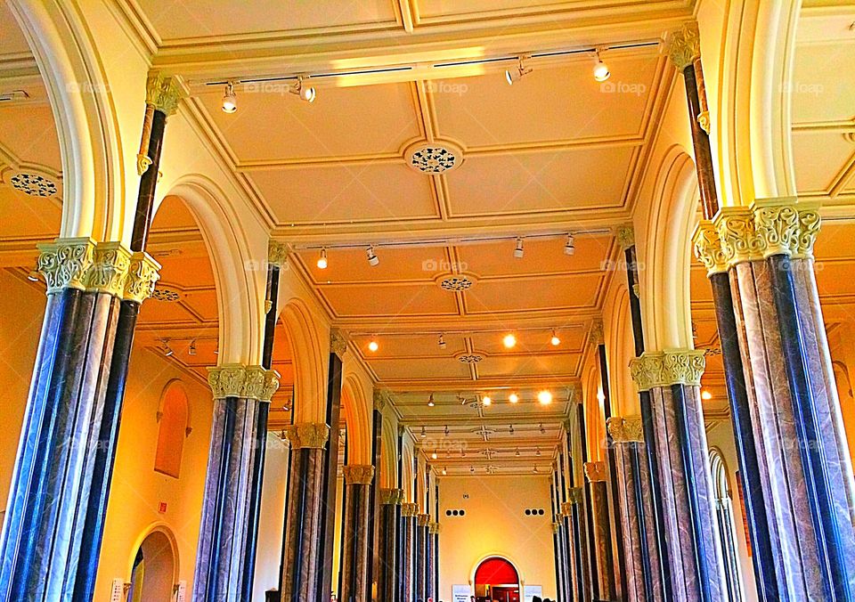 Inside The Smithsonian castle