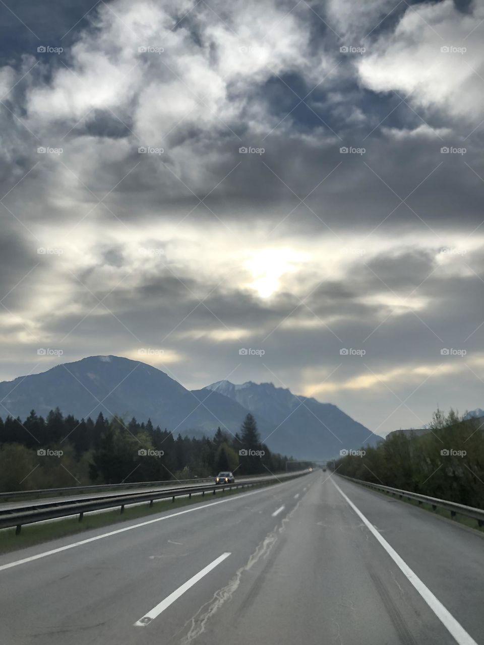On the road