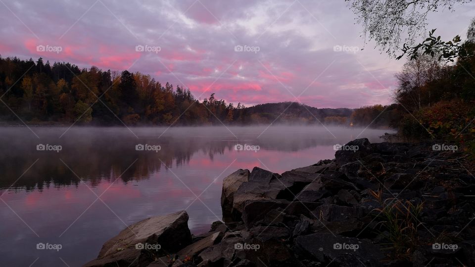 A beautiful morning wakes up and shows its most beautiful colors that leave you breathless