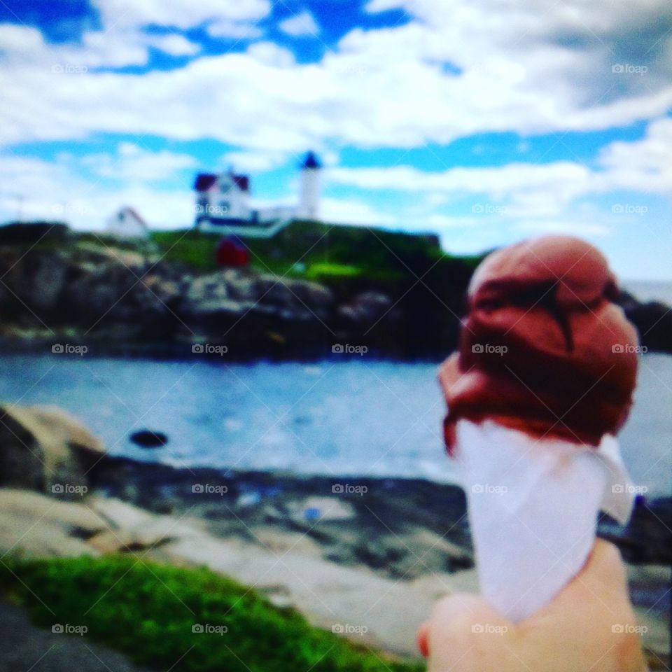 Ice cream lighthouse