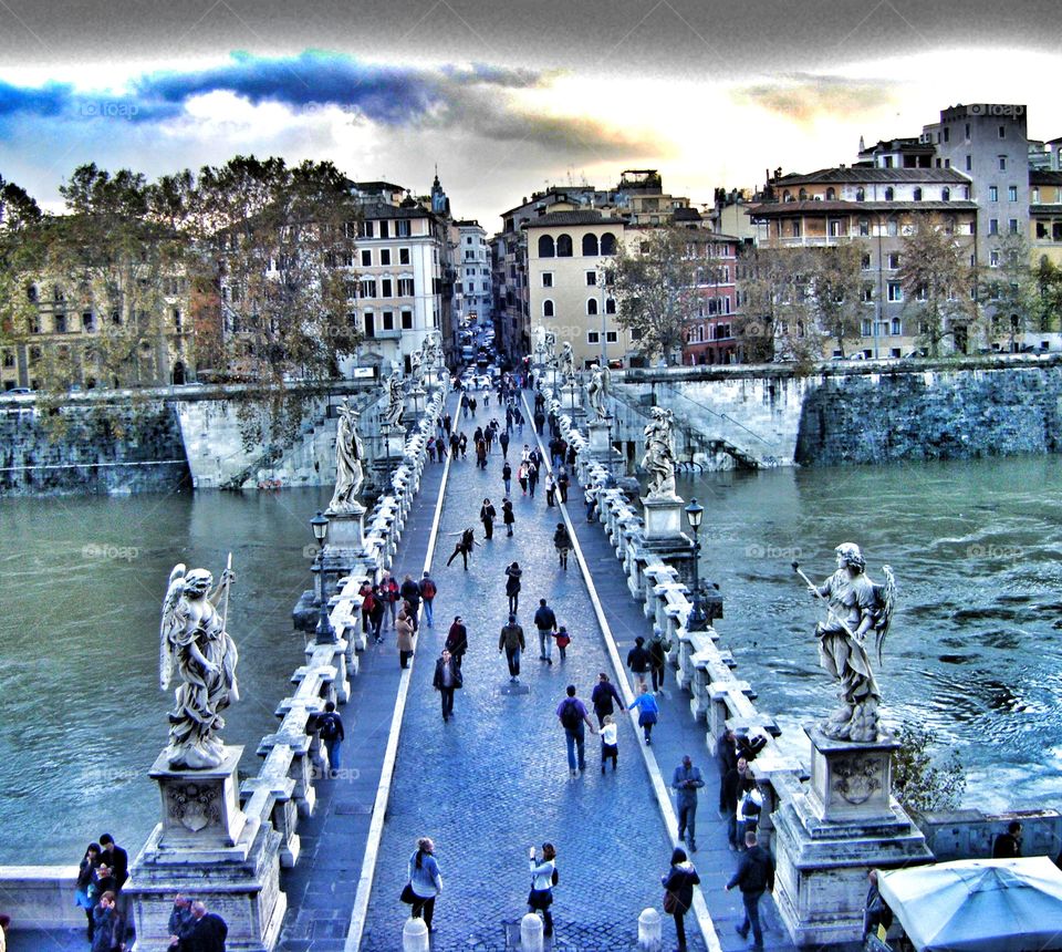 view from the st angelo castle