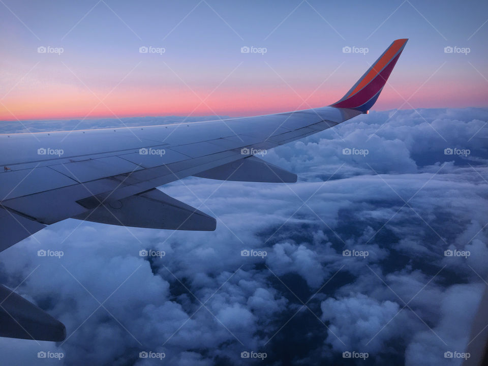 Airplane Sunrise