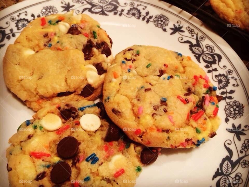 Cake Batter Cookies