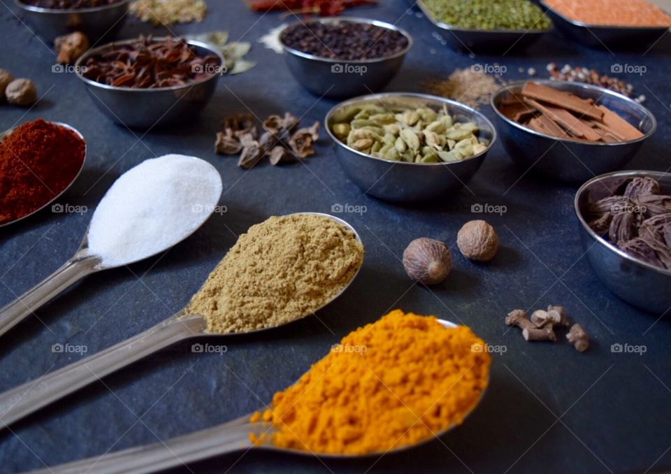 Spices from around the world 