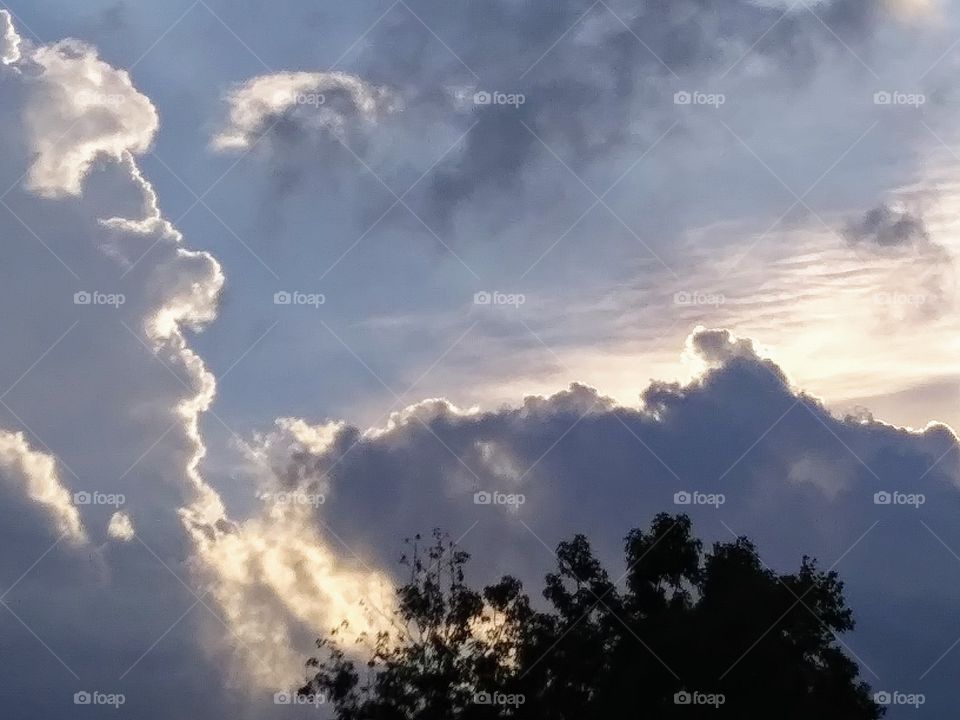 cloud in front of the sun