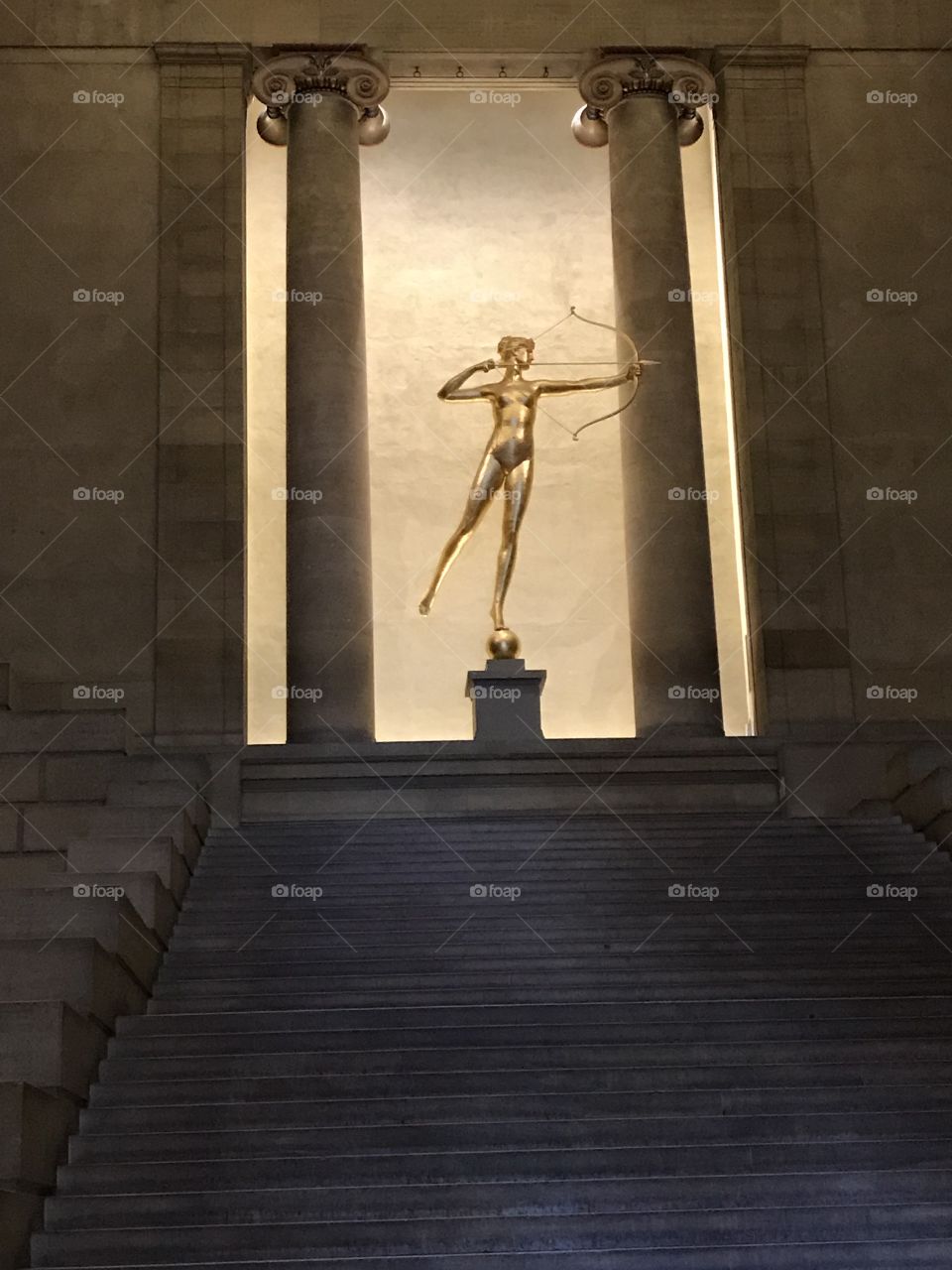 Golden statue
