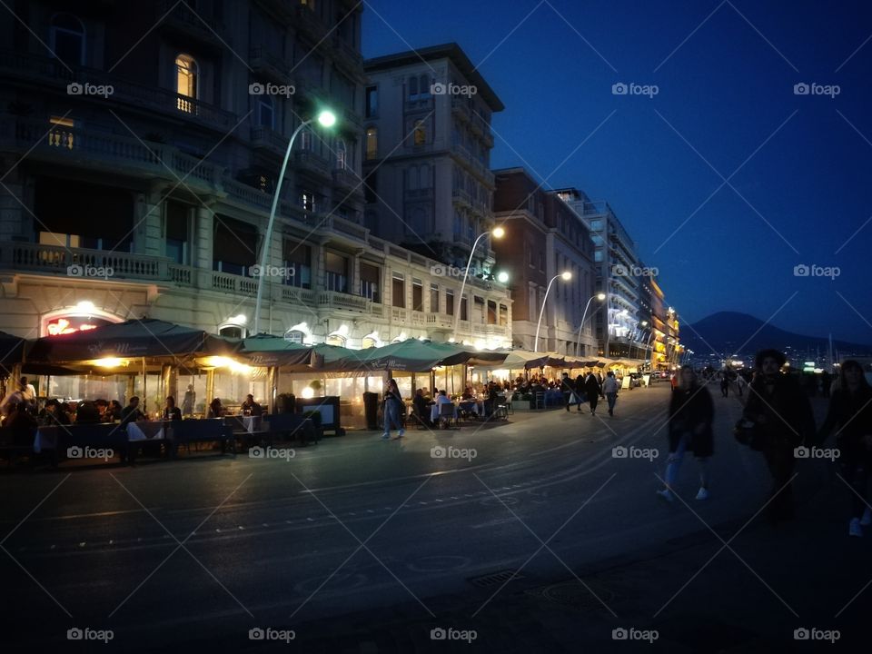 Naples by night
