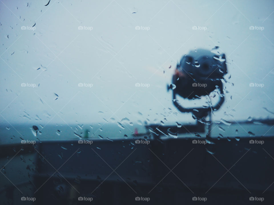 Searchlight on the Estonian navy ship Admiral Pitka.