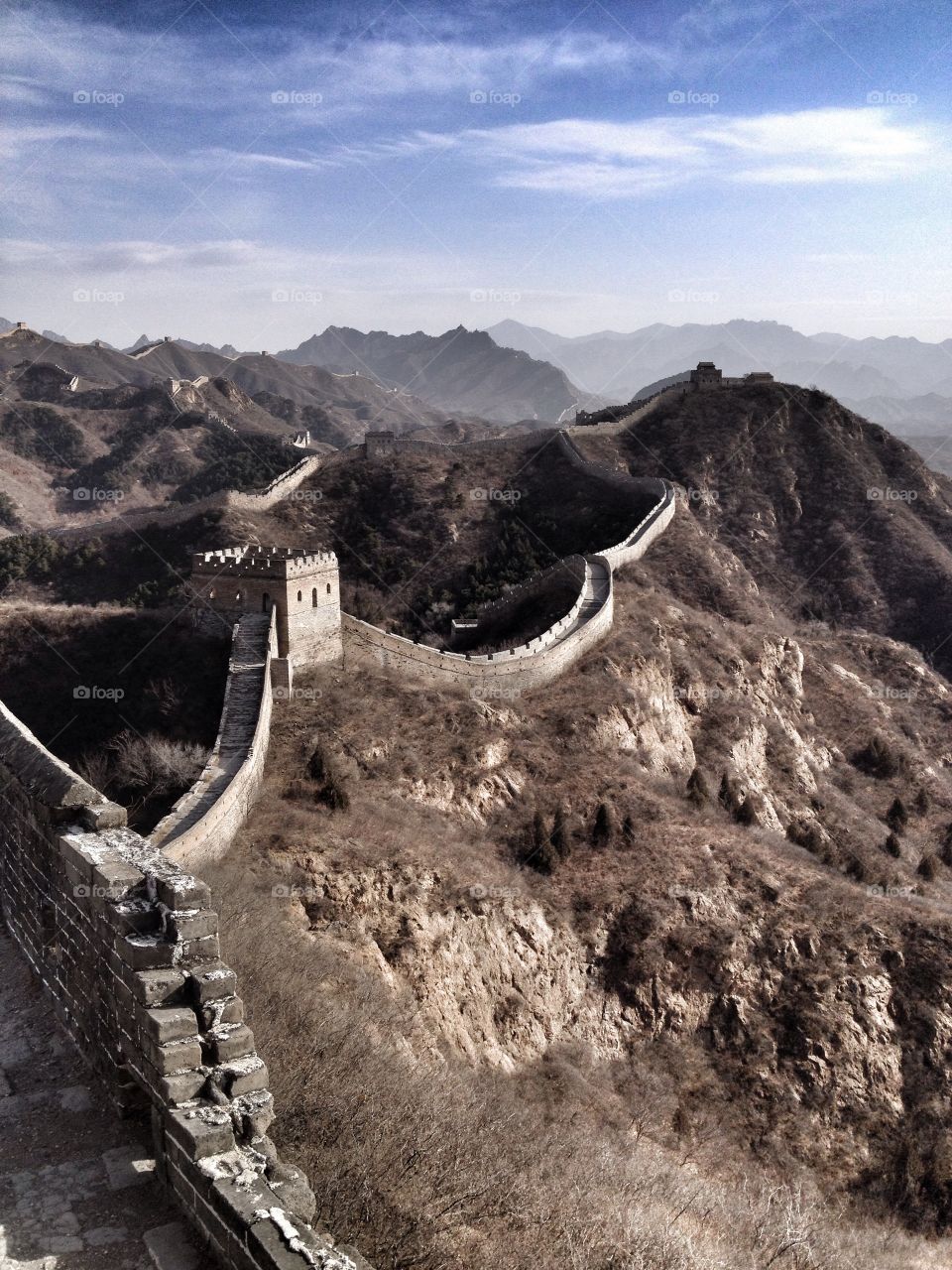 Great Wall scene in winter