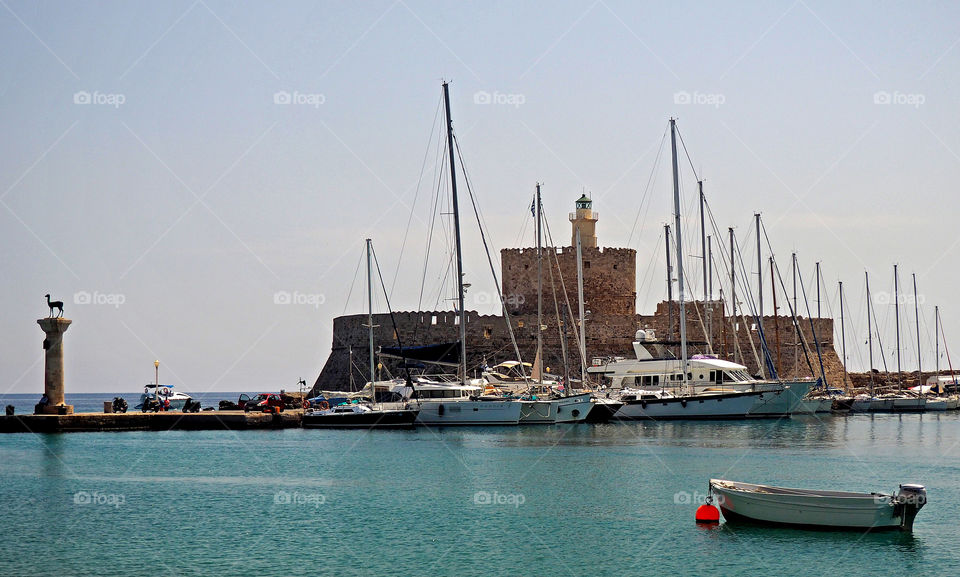 port in Rodos
