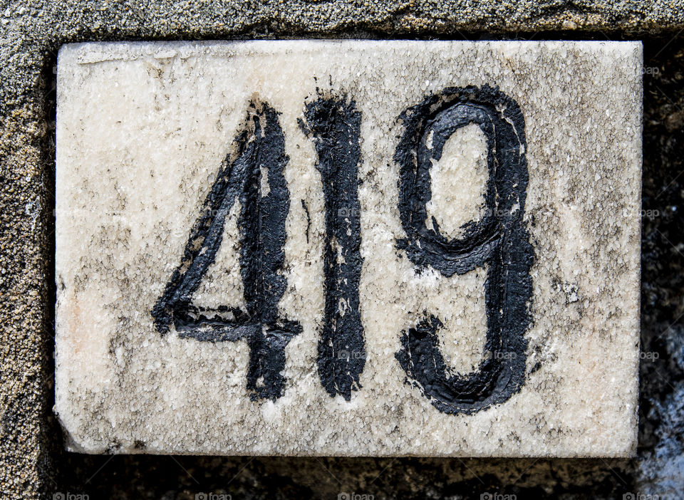 The number 419