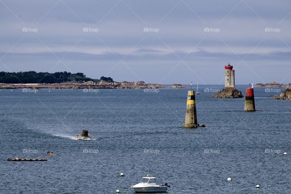 view of the port from the harbor
