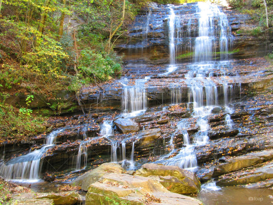 nature outdoors water fall by wme