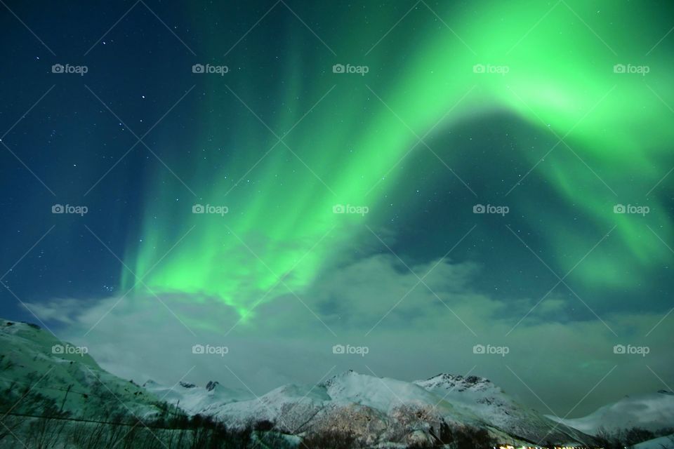 Dancing Northern lights