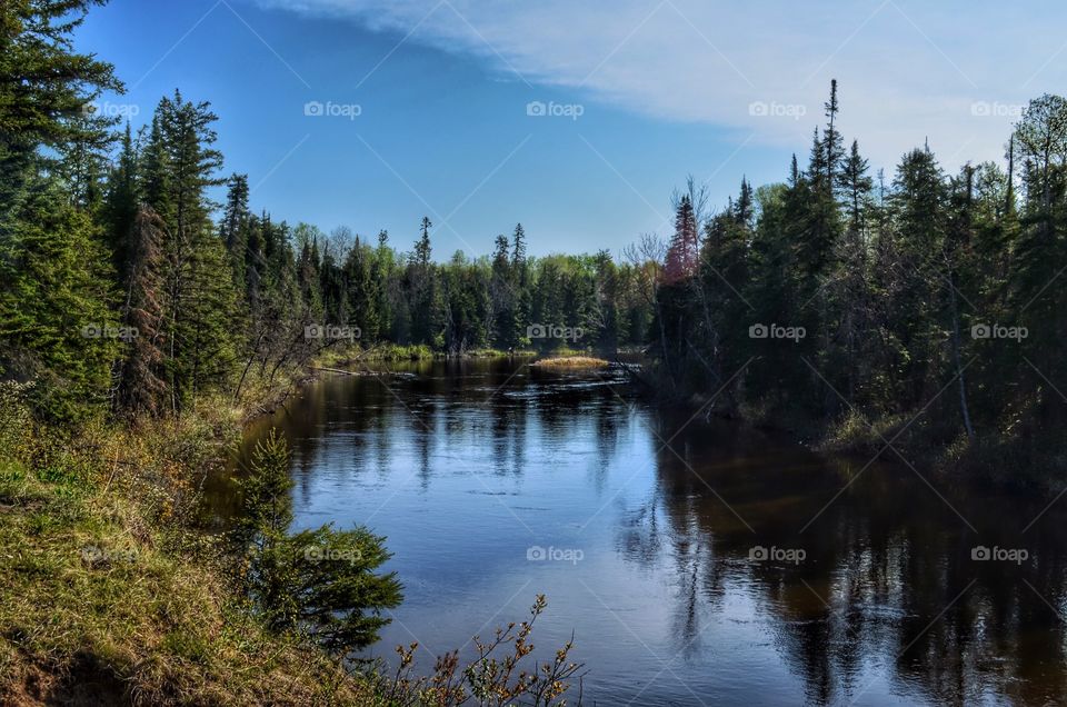 Towards The River Bend