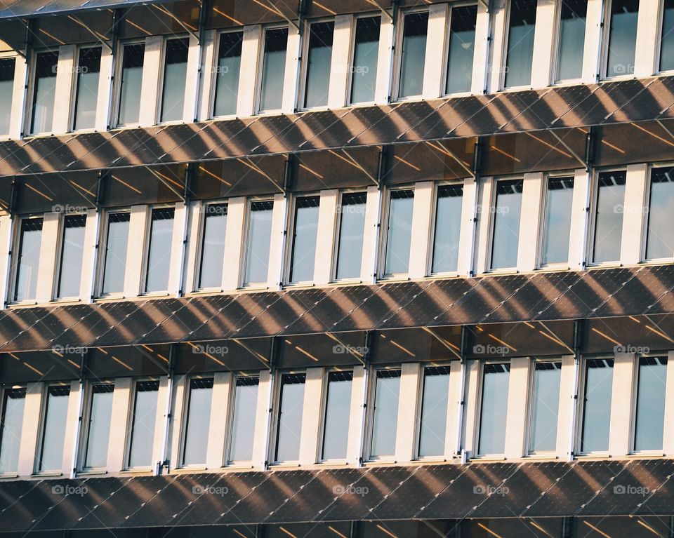 Building - geometric pattern