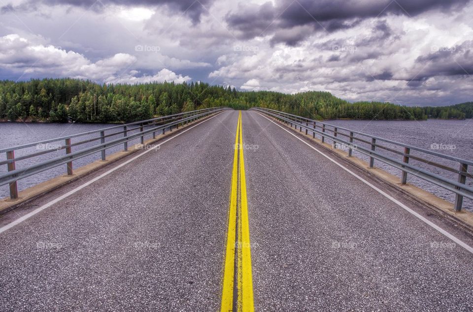 Empty road