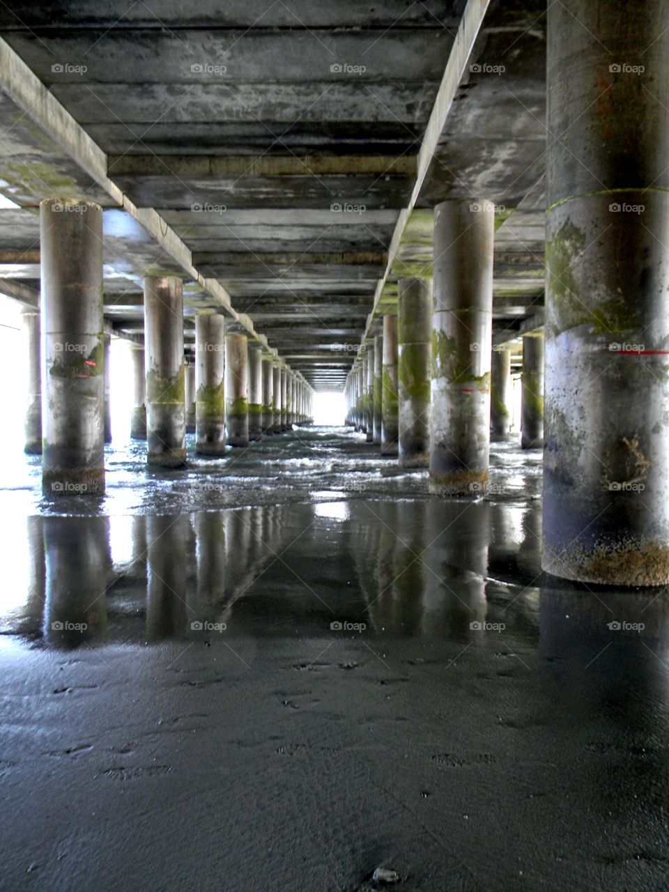 under the boardwalk . Atlantic City 
