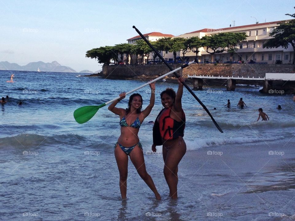 Stand up paddle at Copacabana.
Rio de Janeiro, Brasil