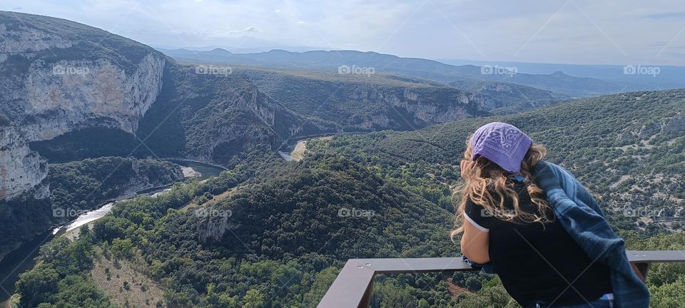 Les gorges d'Ardèche