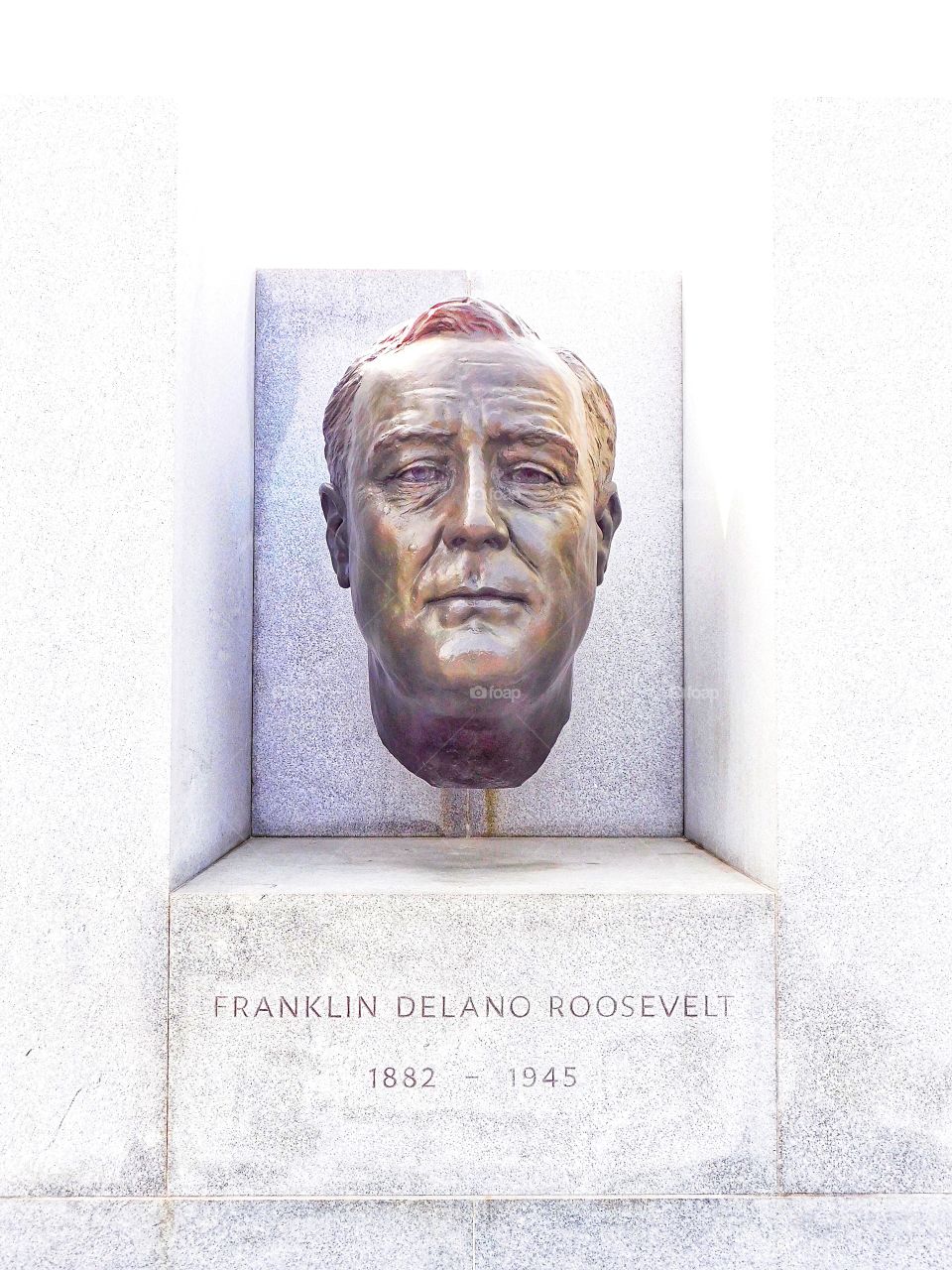 Franklin Delano Roosevelt sculpture at Four Freedoms Park