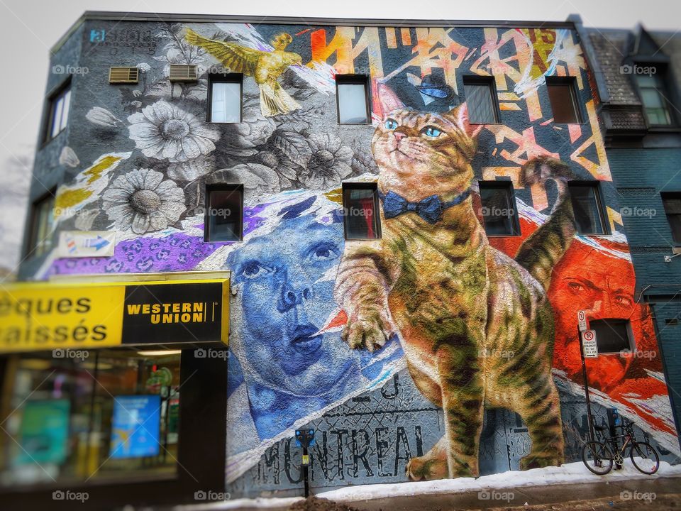 Montreal mural