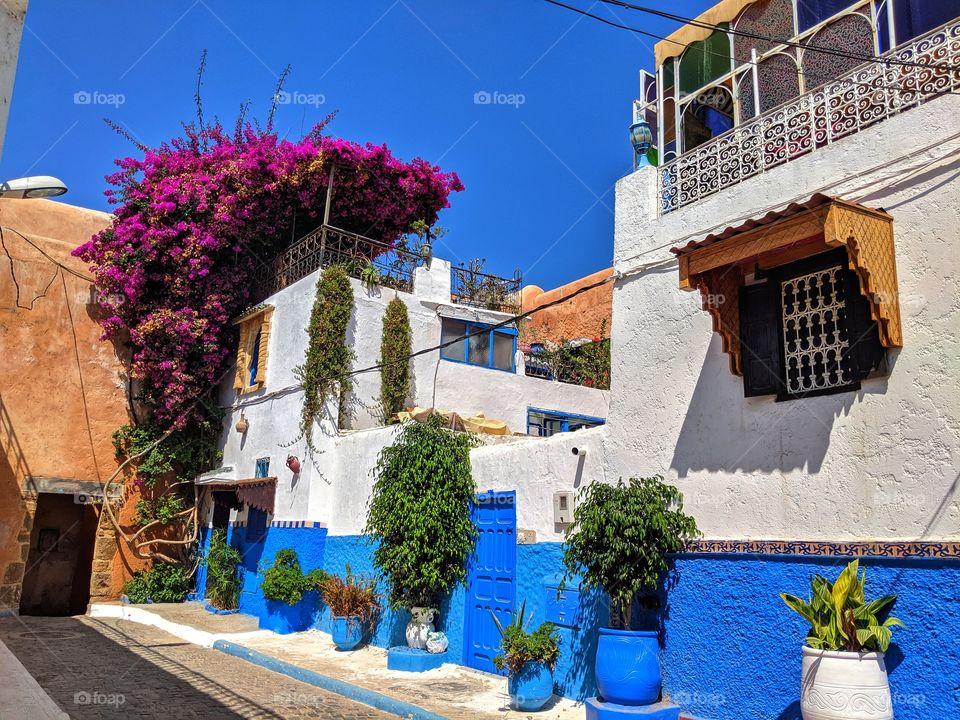 Rabat old City blue and white charm Morocco