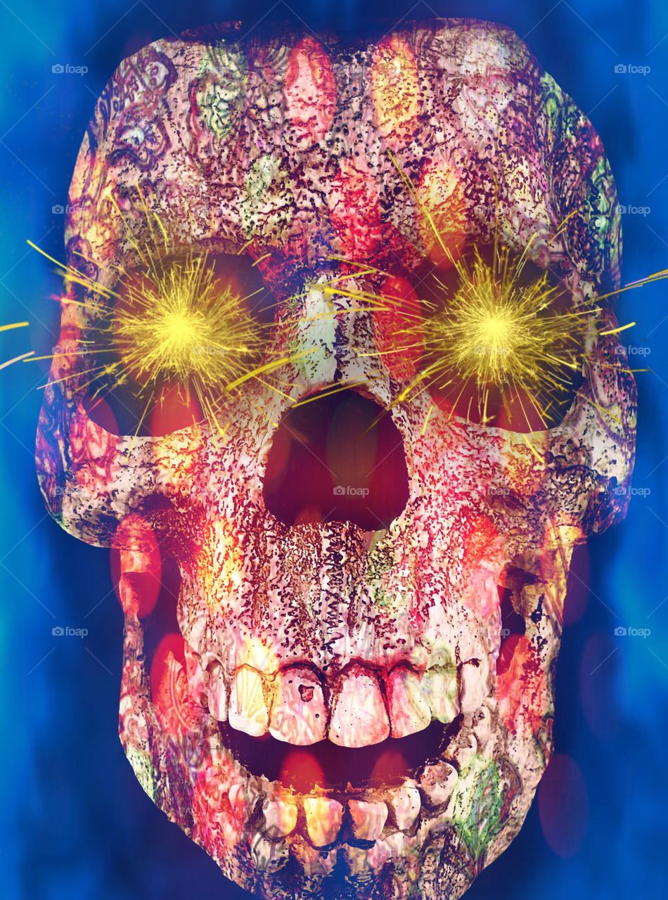 Dazzling skull
