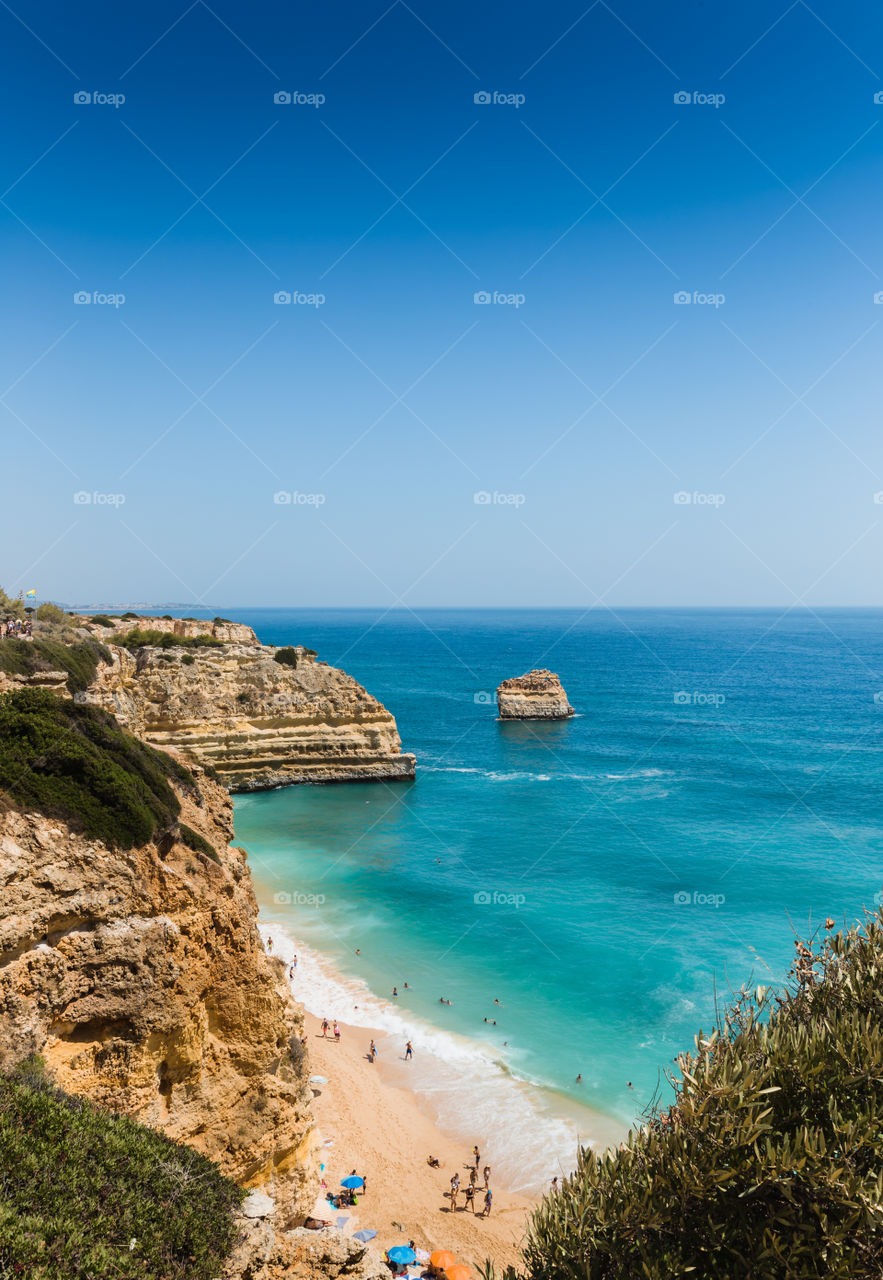 Beach at Lagoa, Algarve, Portugal 