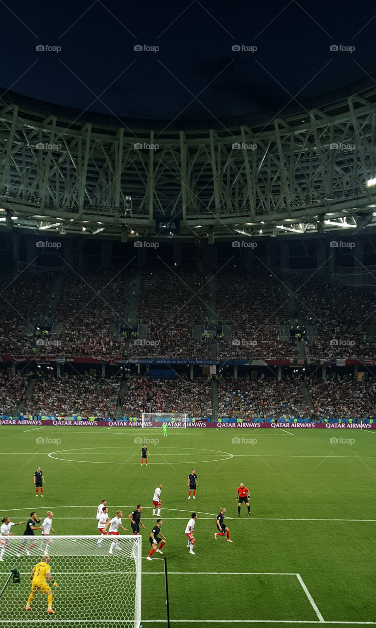 FIFA 2018 match Croatia-Denmark in Nizhny Novgorod