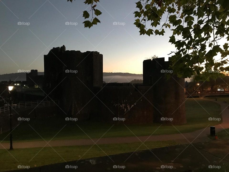 Castle at dawn