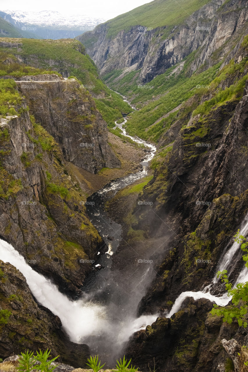 Amazing waterfalls in Norway 