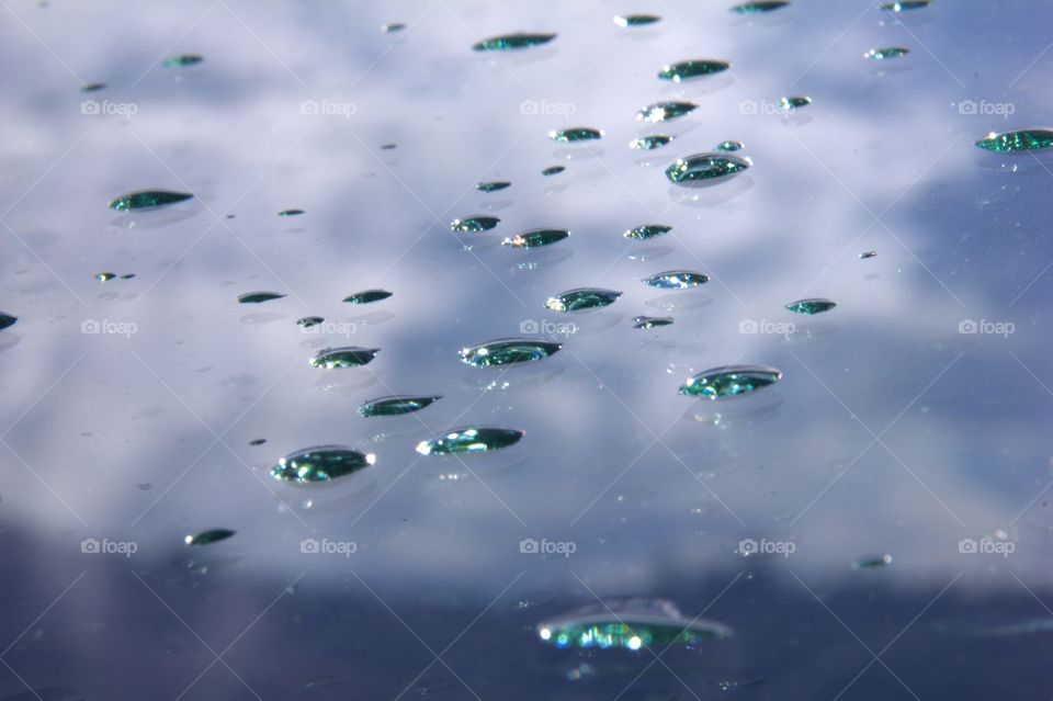 Droplets on dormer window