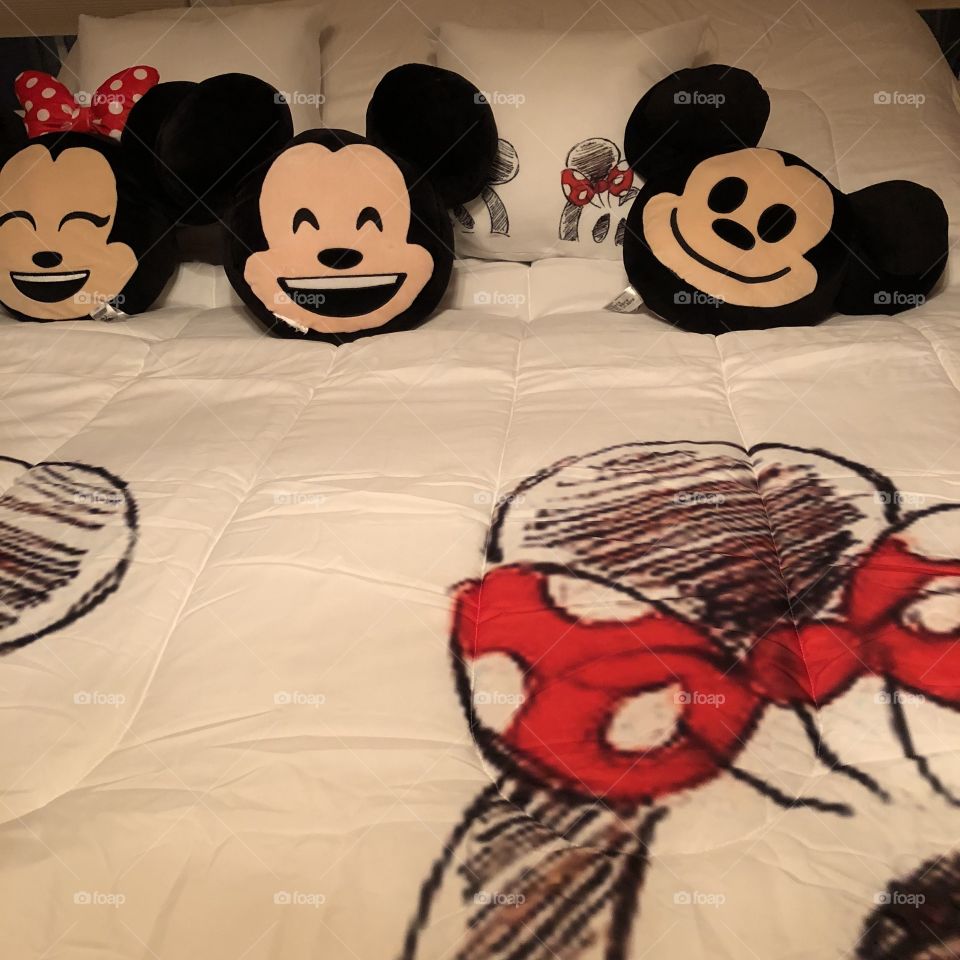 Disney bed. 