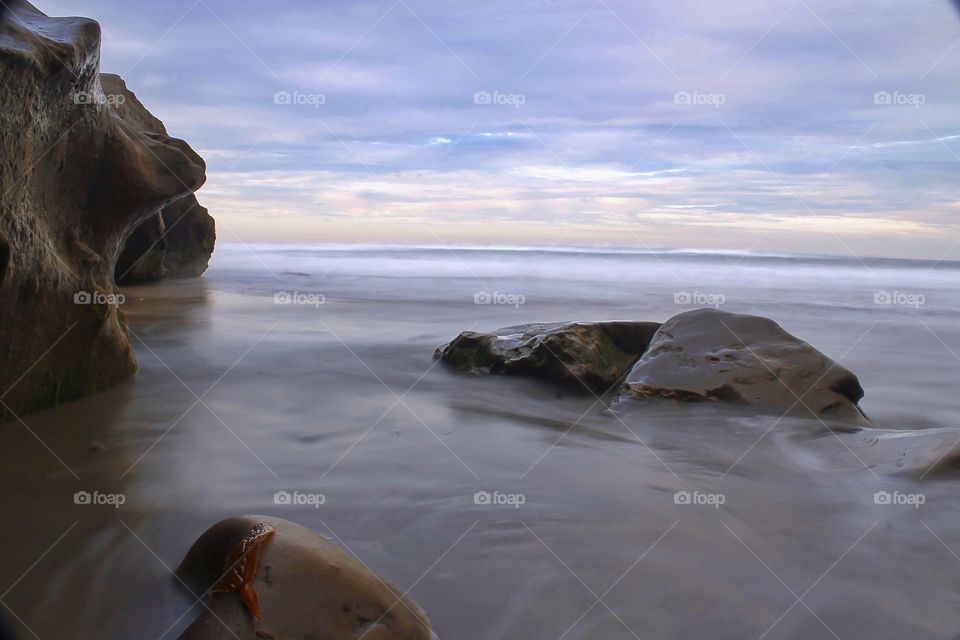 Soft Waters. Cool morning walk along the ocean before the heat of the day.