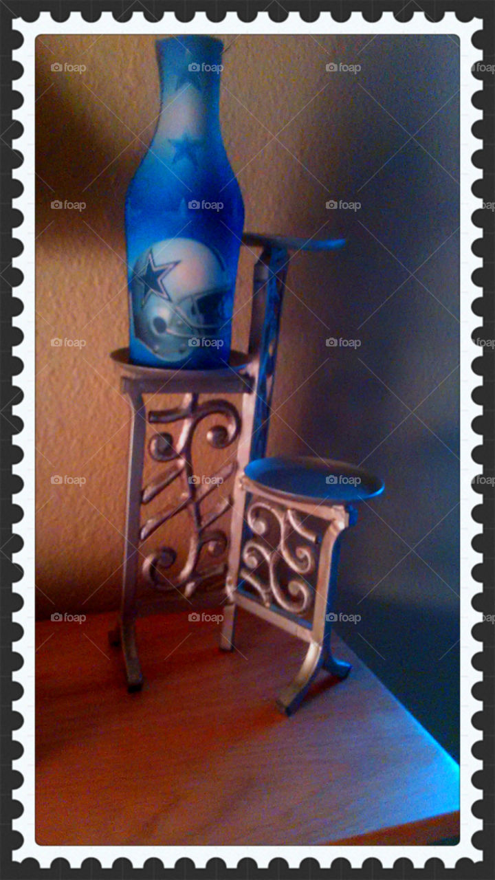 Dallas Cowboy coozie. this is the coozie I use to keep my beer cold