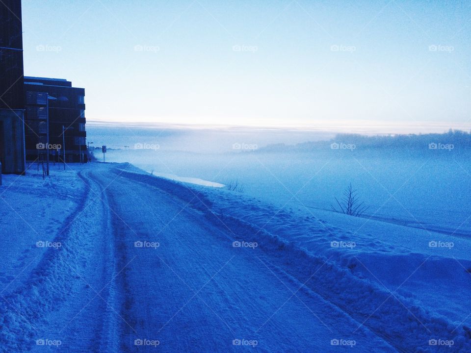 Winter, Snow, Landscape, No Person, Sky